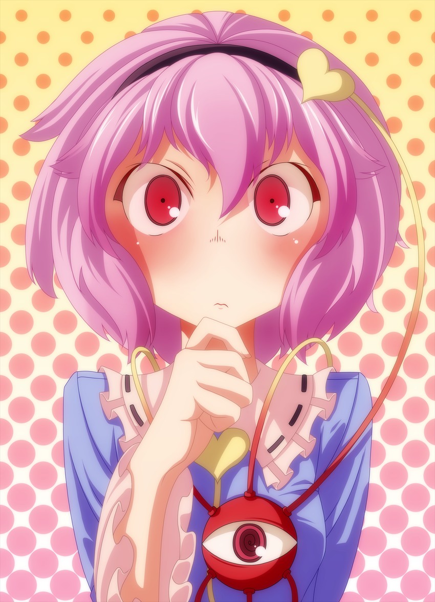 komeiji satori (touhou) drawn by nakai_mikuto and tsukishiro_saika