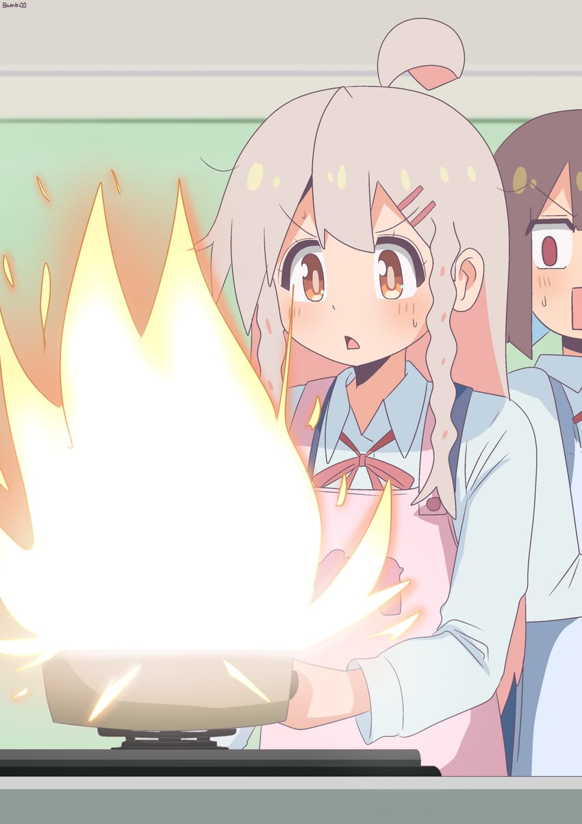 oyama mahiro and hozuki momiji (onii-chan wa oshimai!) drawn by bambi2000line