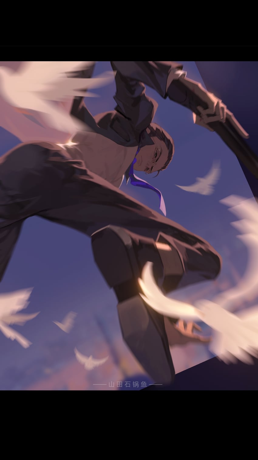 klein moretti and gehrman sparrow (lord of the mysteries) drawn by shantianshiguoyu