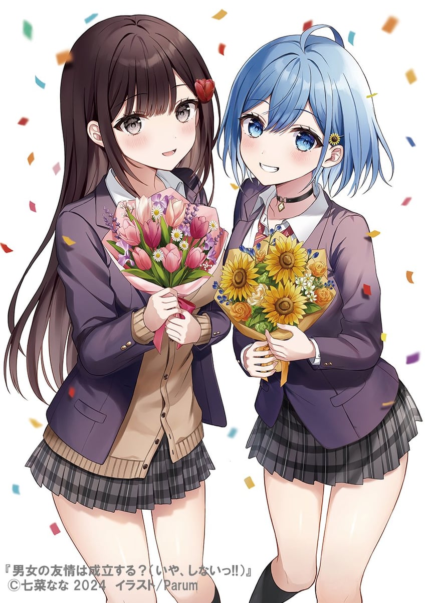 inuzuka himari and enomoto rion (danjo no yuujou wa seiritsu suru?) drawn by parum39