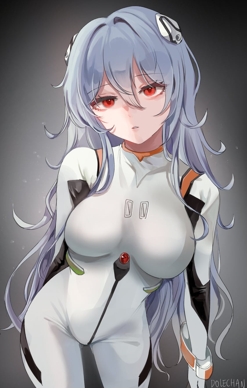 ayanami rei (neon genesis evangelion and 2 more) drawn by dolechan