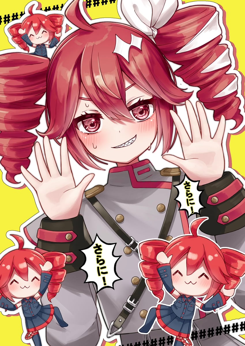 kasane teto (utau and 2 more) drawn by nekoneko_(nekohoshi_neko)