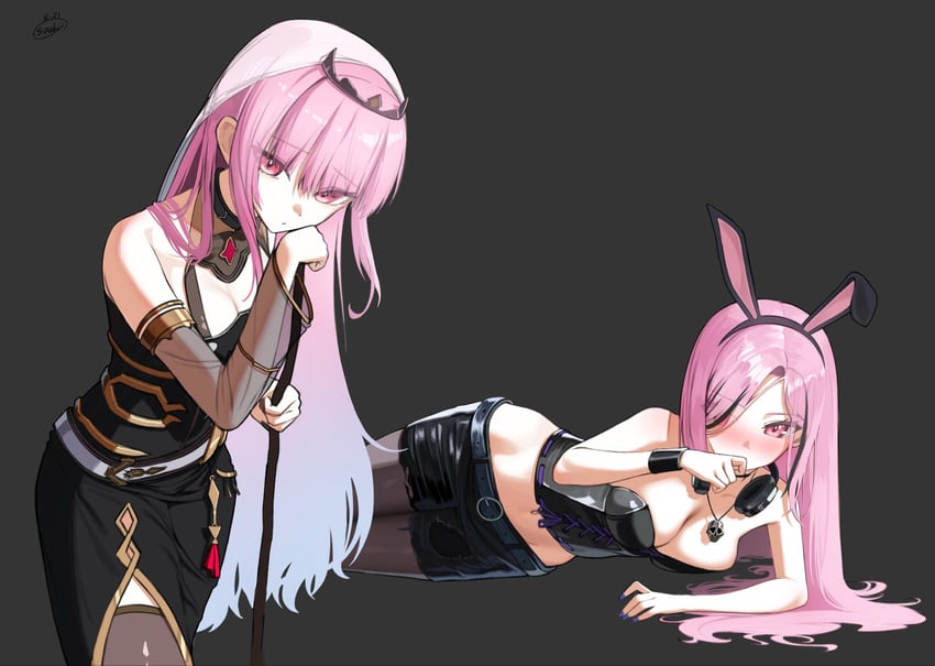 mori calliope (hololive and 1 more) drawn by sooby600211