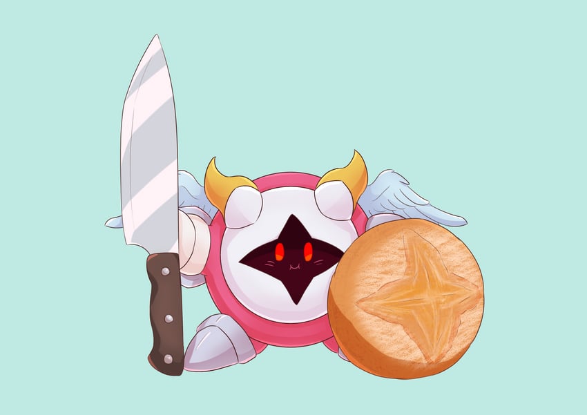 galacta knight (kirby) drawn by shibulio