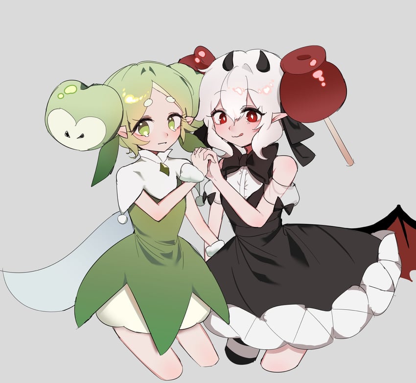 candy apple cookie and apple faerie cookie (cookie run and 1 more) drawn by crk_gyul