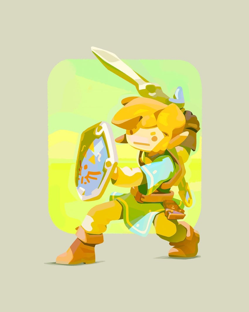 link (the legend of zelda and 1 more) drawn by spec_(nick)