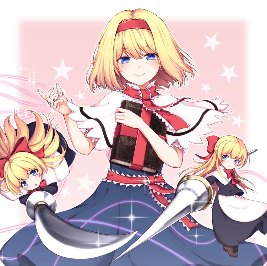 alice margatroid and shanghai doll (touhou) drawn by nekopan_mashiro