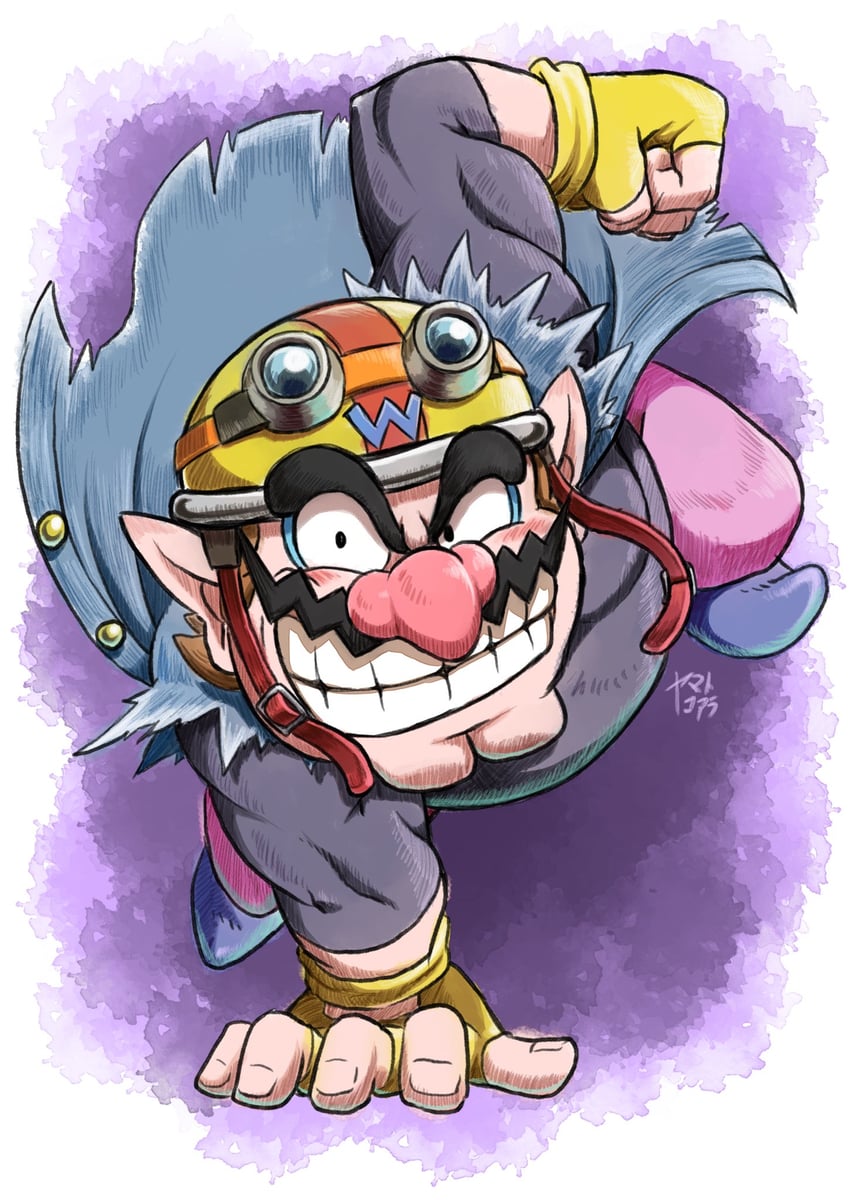 wario (super smash bros. and 1 more) drawn by yamato_koara