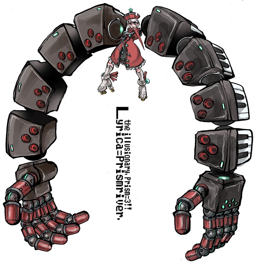 lyrica prismriver and sunken bishop (touhou and 1 more) drawn by ebisawa_sekisai
