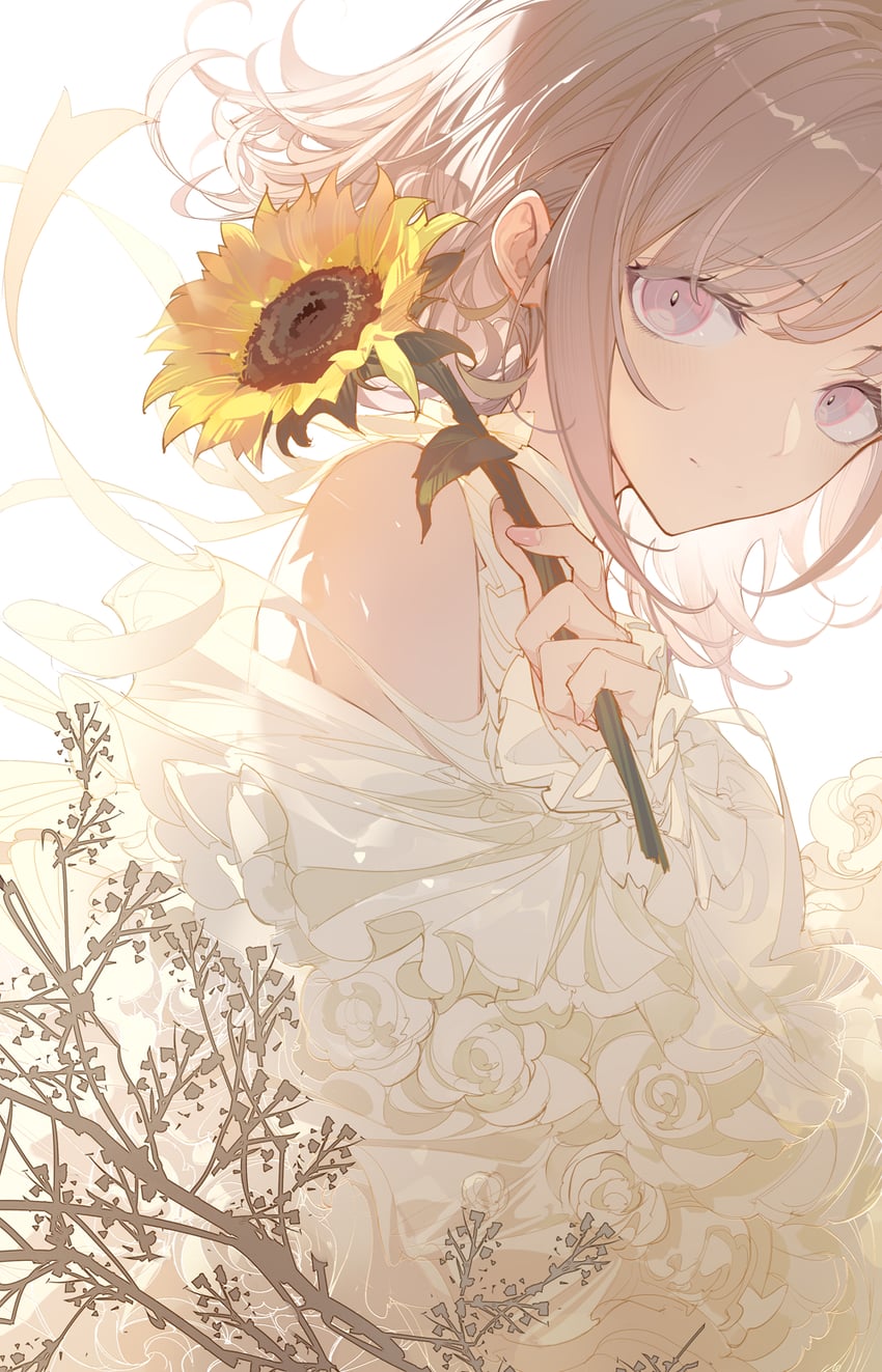 nanami chiaki (danganronpa and 1 more) drawn by linfi-muu