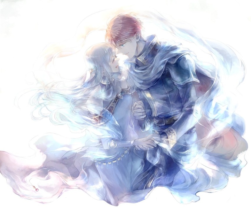 ninian and eliwood (fire emblem and 1 more) drawn by kuzumosu