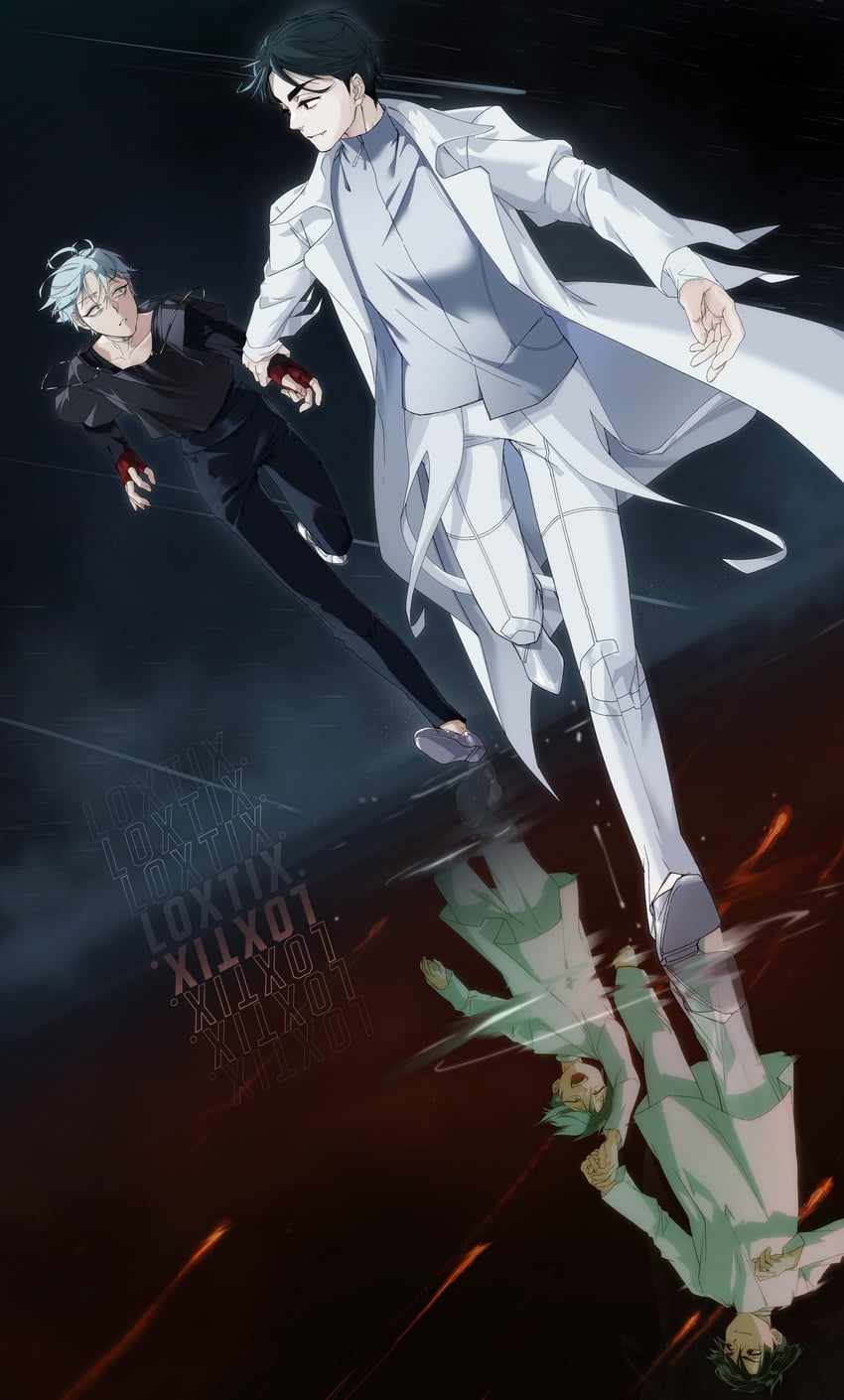ivan and till (alien stage) drawn by loxtix