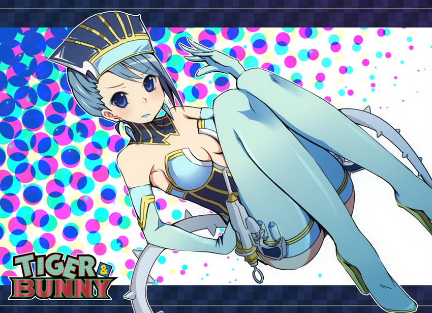 karina lyle and blue rose (tiger & bunny) drawn by kikoeru