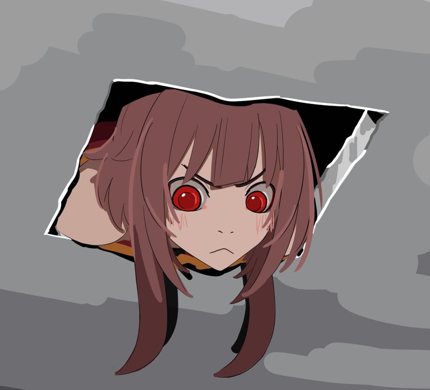 megumin and ceiling cat (kono subarashii sekai ni shukufuku wo!) drawn by kurokimoko
