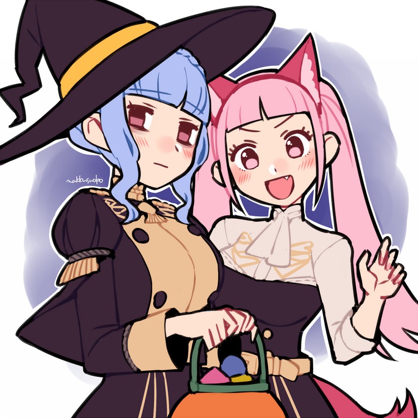 hilda valentine goneril and marianne von edmund (fire emblem and 1 more) drawn by do_m_kaeru