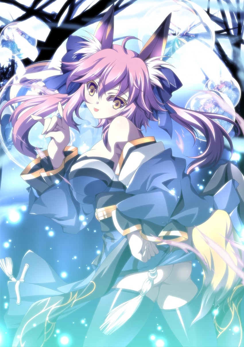 tamamo and tamamo no mae (fate and 1 more) drawn by ka2
