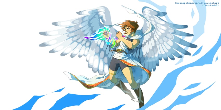 pit (kid icarus and 1 more) drawn by toodlingart