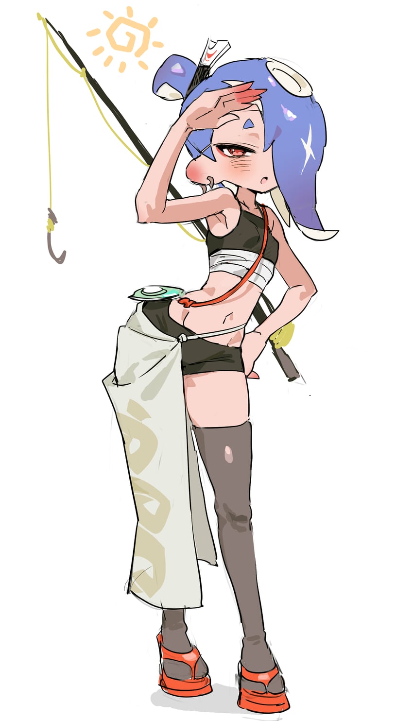 shiver (splatoon and 1 more) drawn by sake_onicure