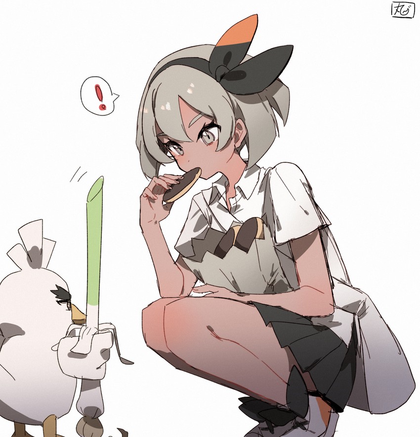 bea and sirfetch'd (pokemon and 1 more) drawn by chibirisu
