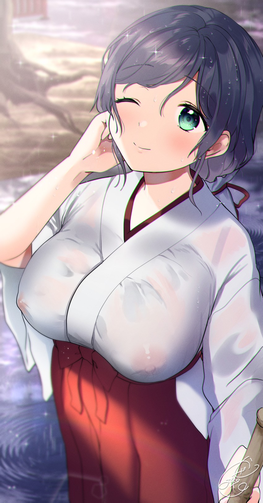 tojo nozomi (love live! and 1 more) drawn by kazepana