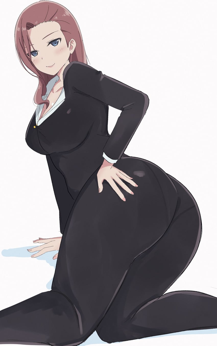 zhong lanzhu's mother (love live! and 1 more) drawn by wewe