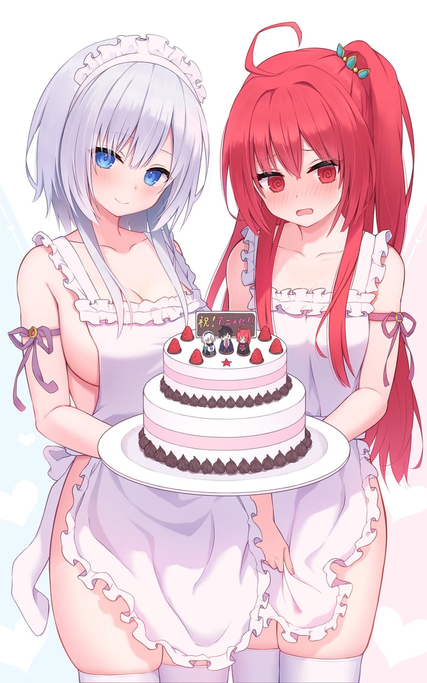 himeji shirayuki and saionji sarasa (liar liar) drawn by honyuuruinomoto