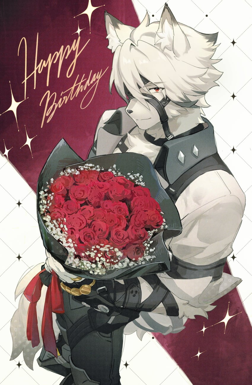 von lycaon (zenless zone zero) drawn by okonon_(kado_colda)