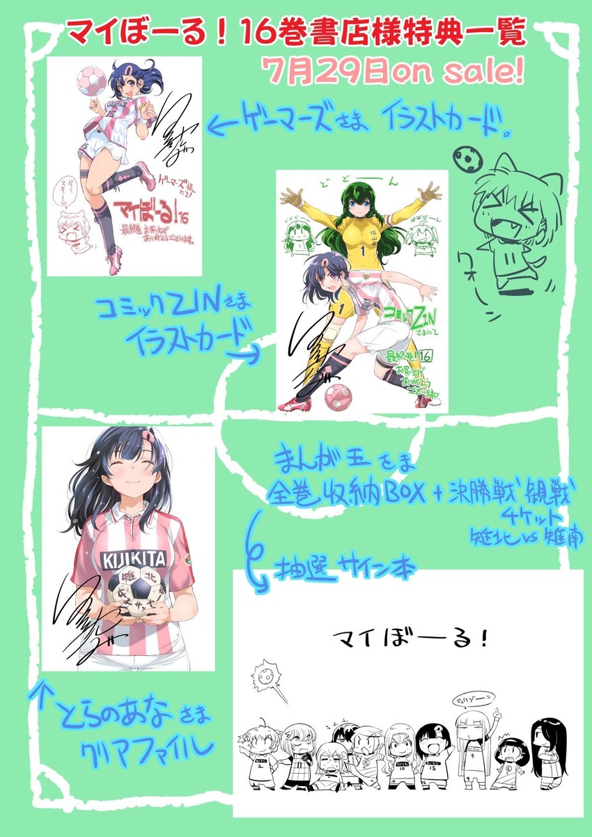 miyano mai and konbaru riria (mai ball!) drawn by inoue_sora