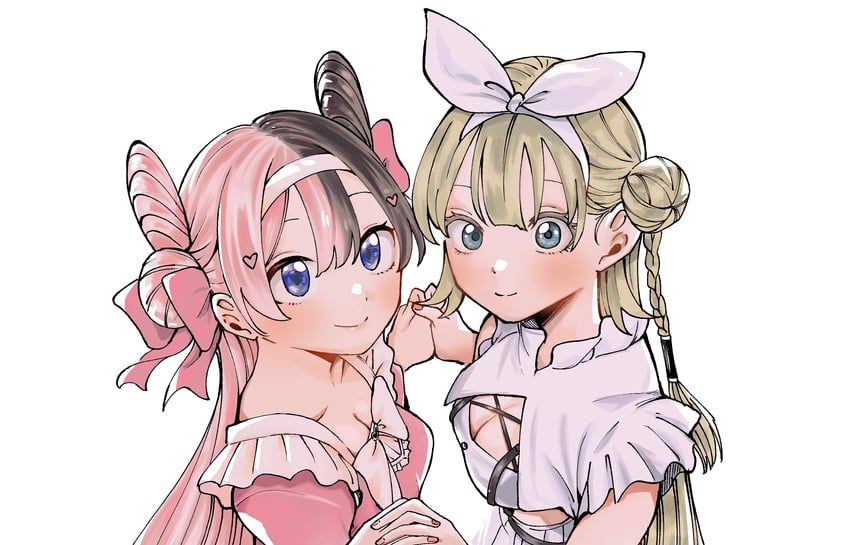 tachibana hinano and hanabusa lisa (vspo!) drawn by kou_hei_(takasr_kou)
