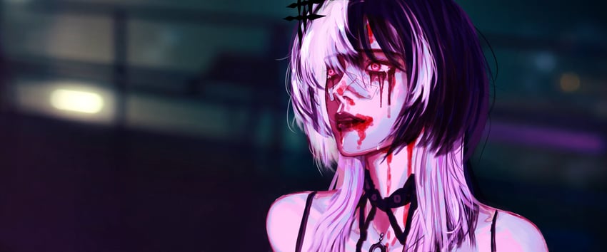 shiori novella and k (hololive and 3 more) drawn by soju_ice