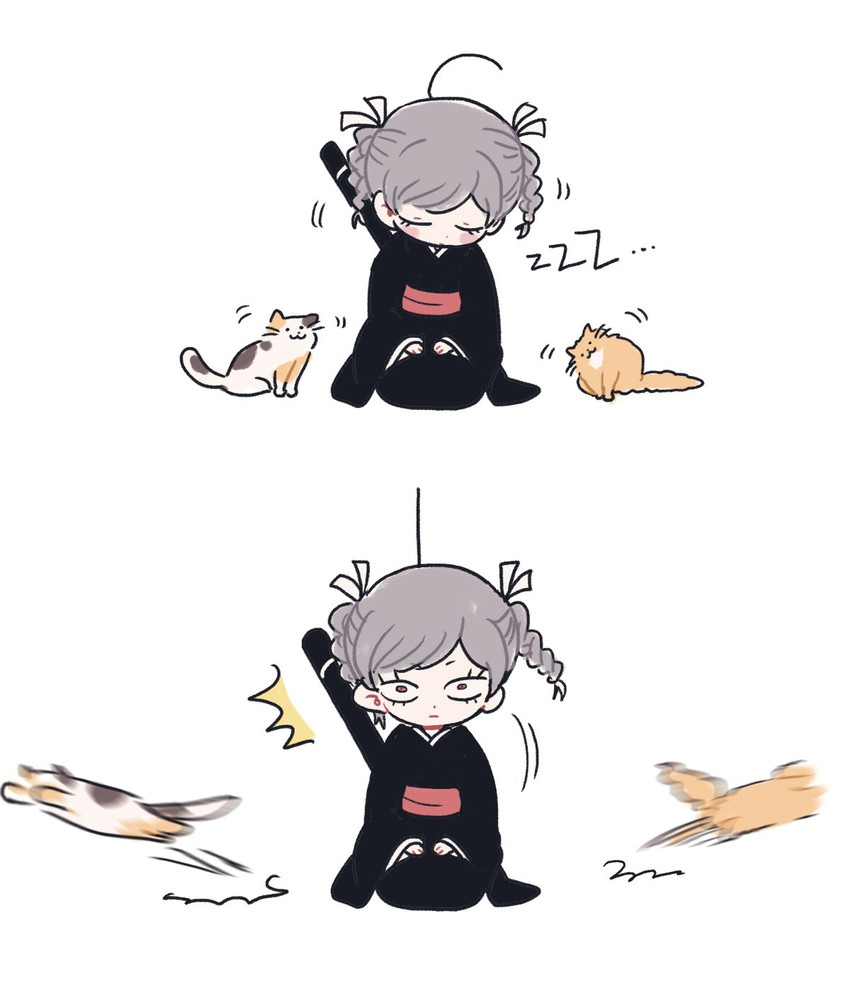 pekoyama peko (danganronpa and 1 more) drawn by gamhwa