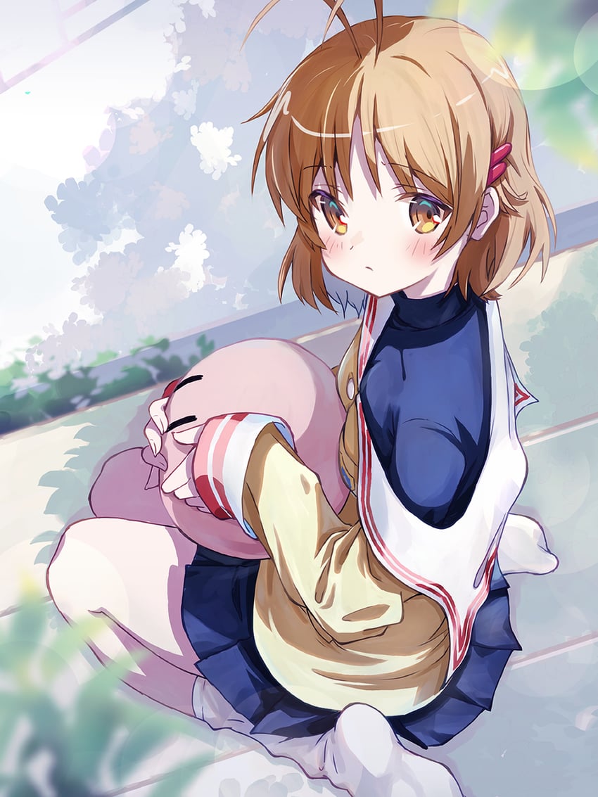 furukawa nagisa (clannad and 1 more) drawn by akayama_yukihe