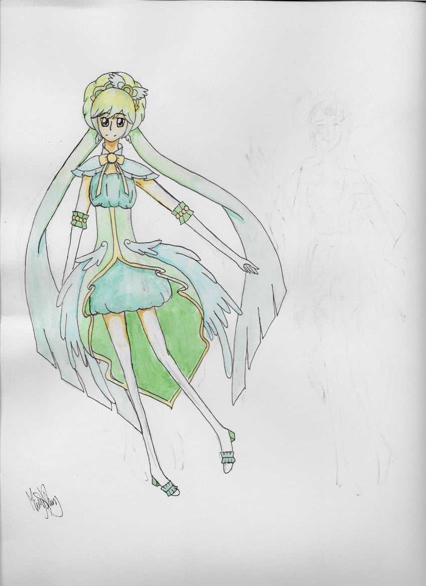 cure zephyr (original and 2 more) drawn by luckyangelslove