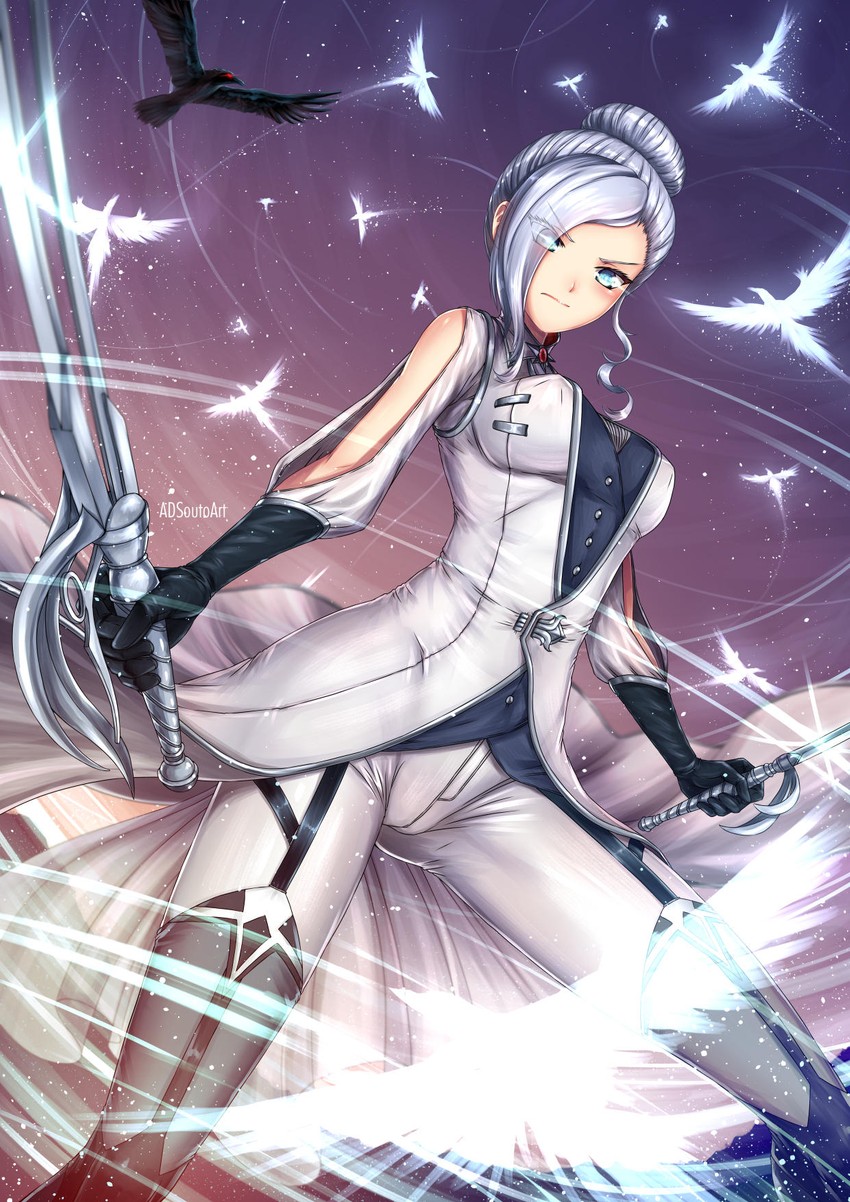 winter schnee (rwby) drawn by adsouto