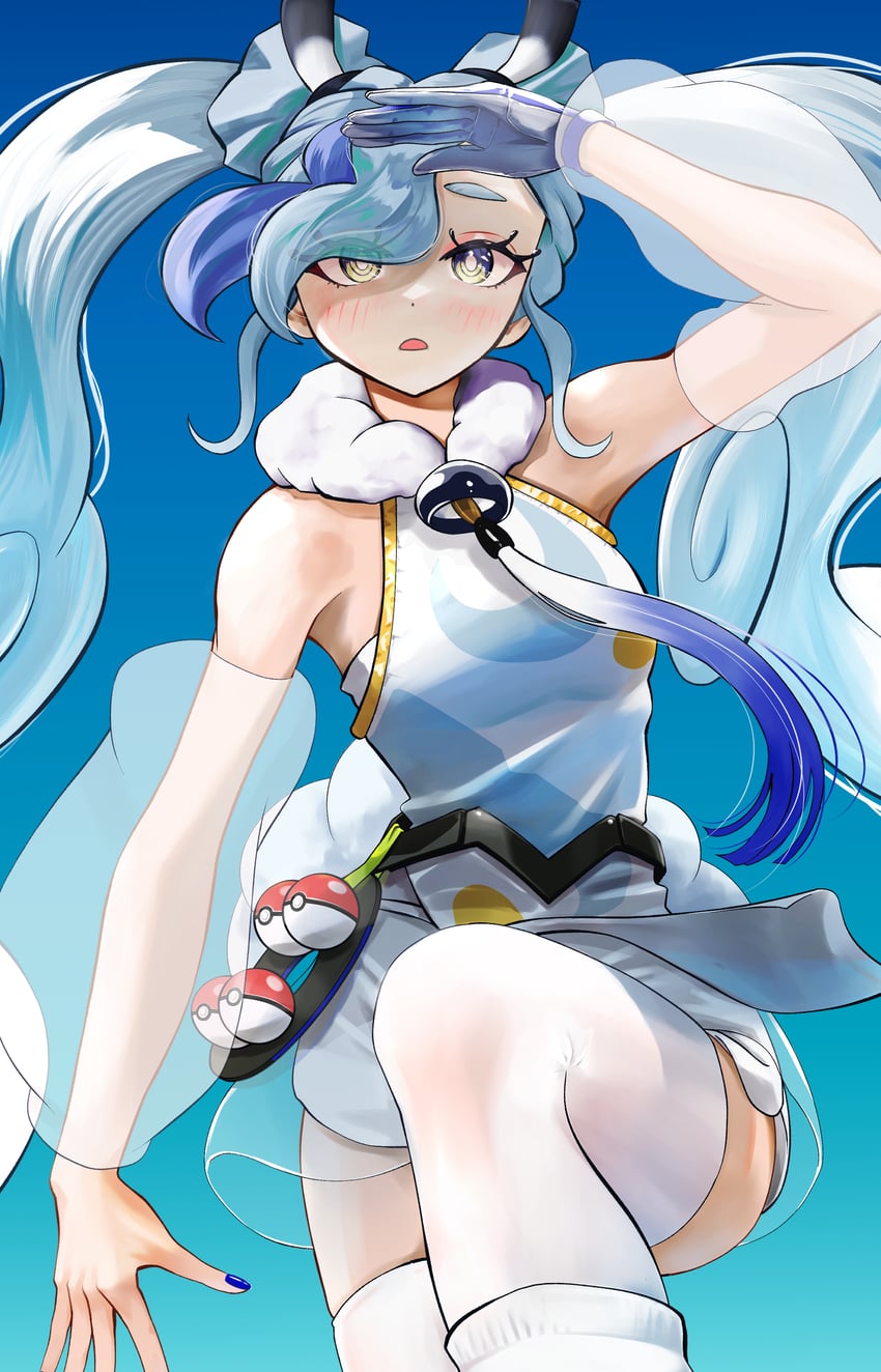 hatsune miku and flying miku (pokemon and 2 more) drawn by hxk4_n