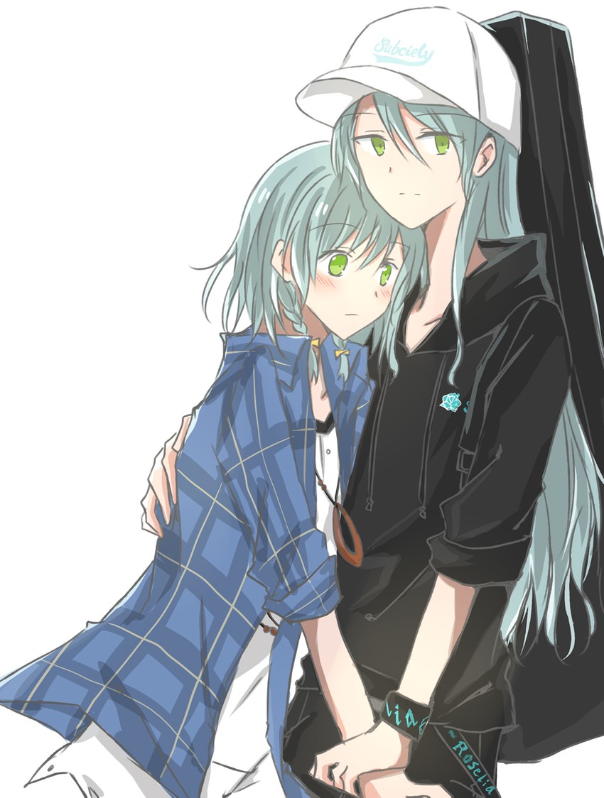 hikawa sayo and hikawa hina (bang dream!) drawn by xuan