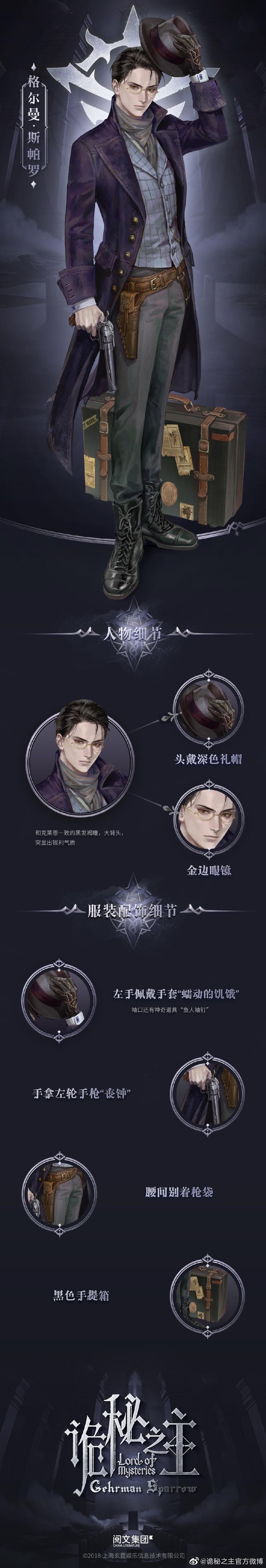 klein moretti and gehrman sparrow (lord of the mysteries)