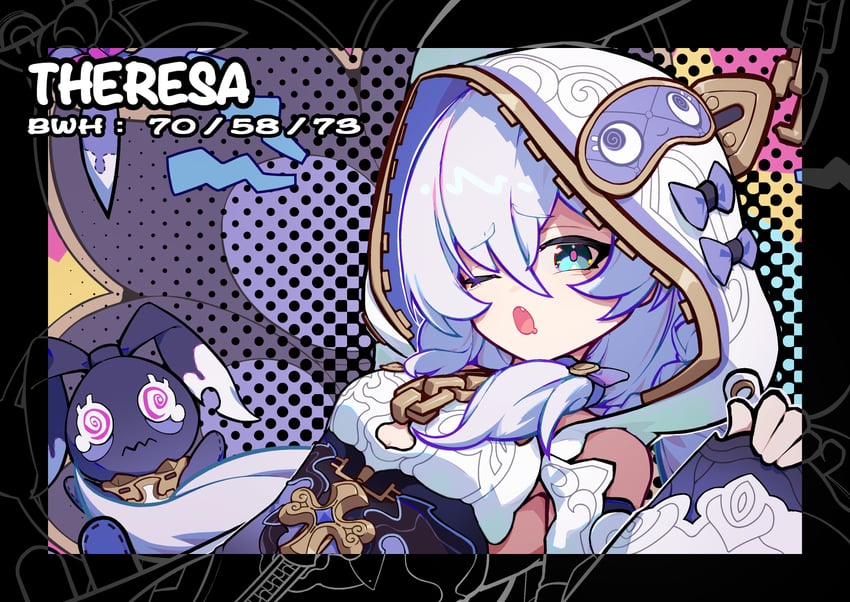 theresa apocalypse (honkai and 1 more) drawn by yikco