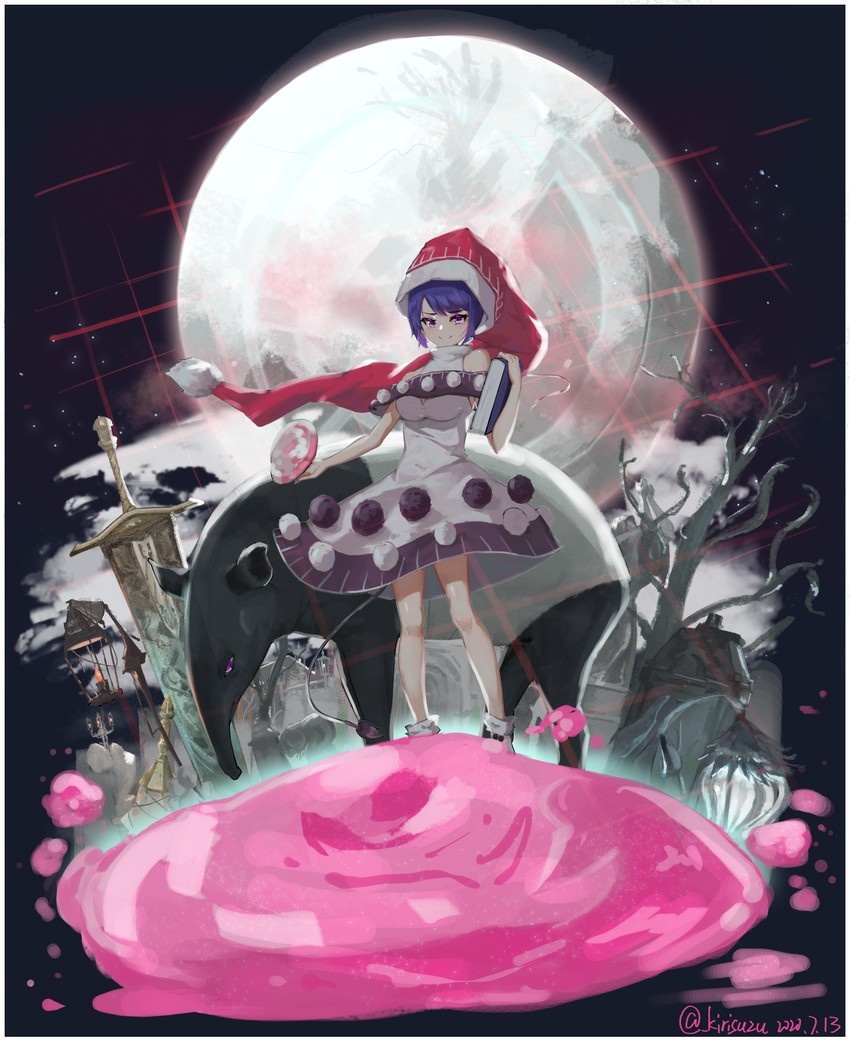doremy sweet and moon presence (touhou and 1 more) drawn by airnery