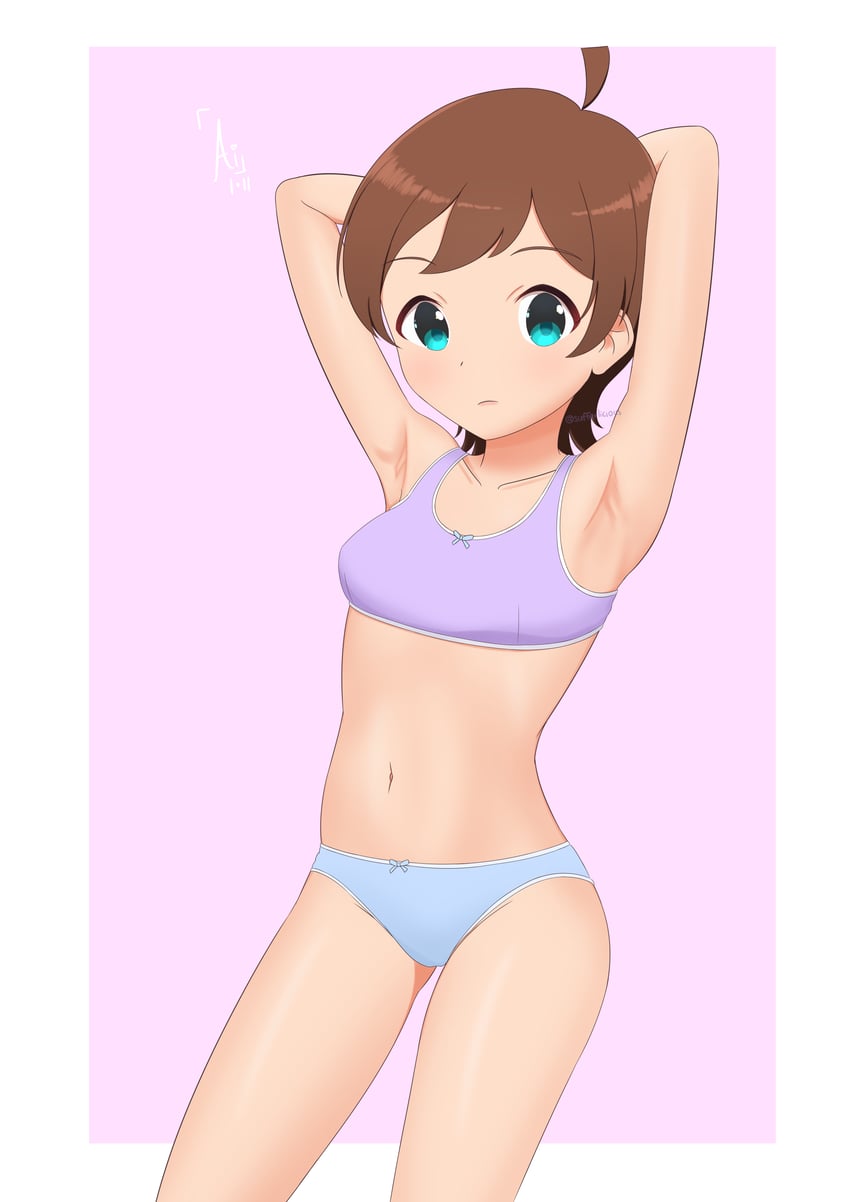 kinoshita hinata (idolmaster and 2 more) drawn by ai_haruka