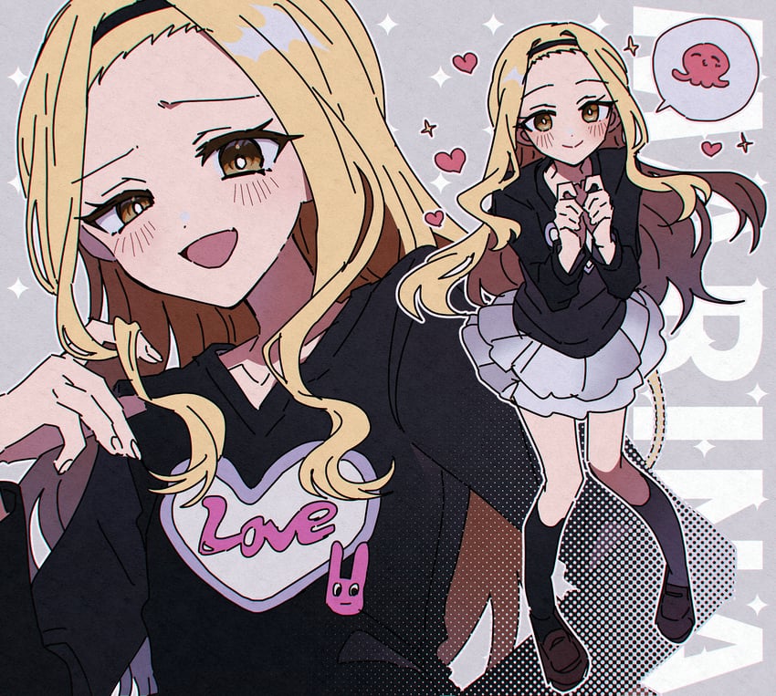 takopii and kirarazaka marina (takopii no genzai) drawn by danjou_sora