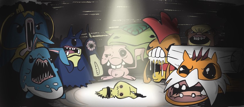 mimikyu, mew, venusaur, munchlax, azumarill, and 5 more (pokemon and 1 more) drawn by drawfag