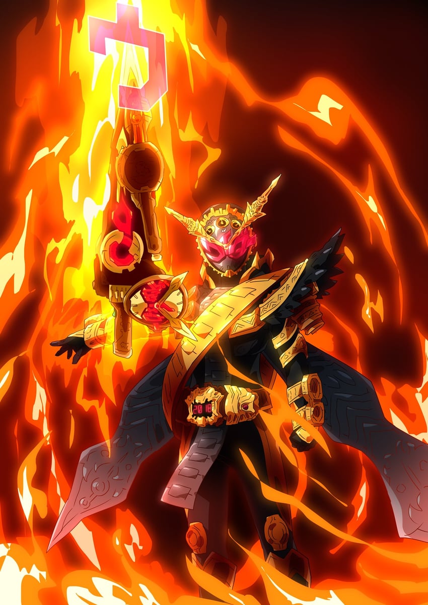 ohma zi-o (kamen rider and 1 more) drawn by otokamu