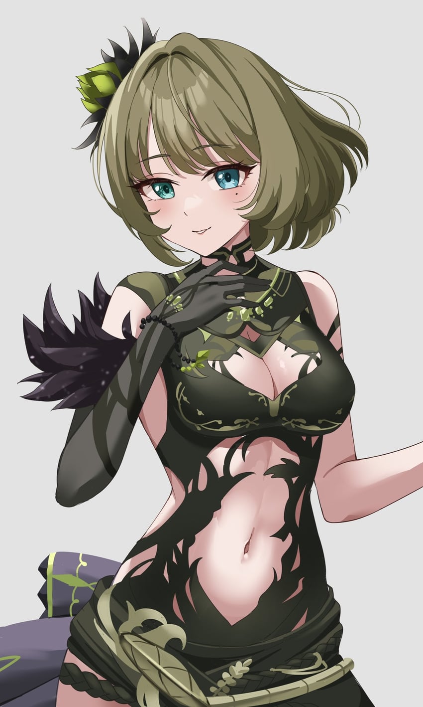 takagaki kaede (idolmaster and 1 more) drawn by kamoromance614