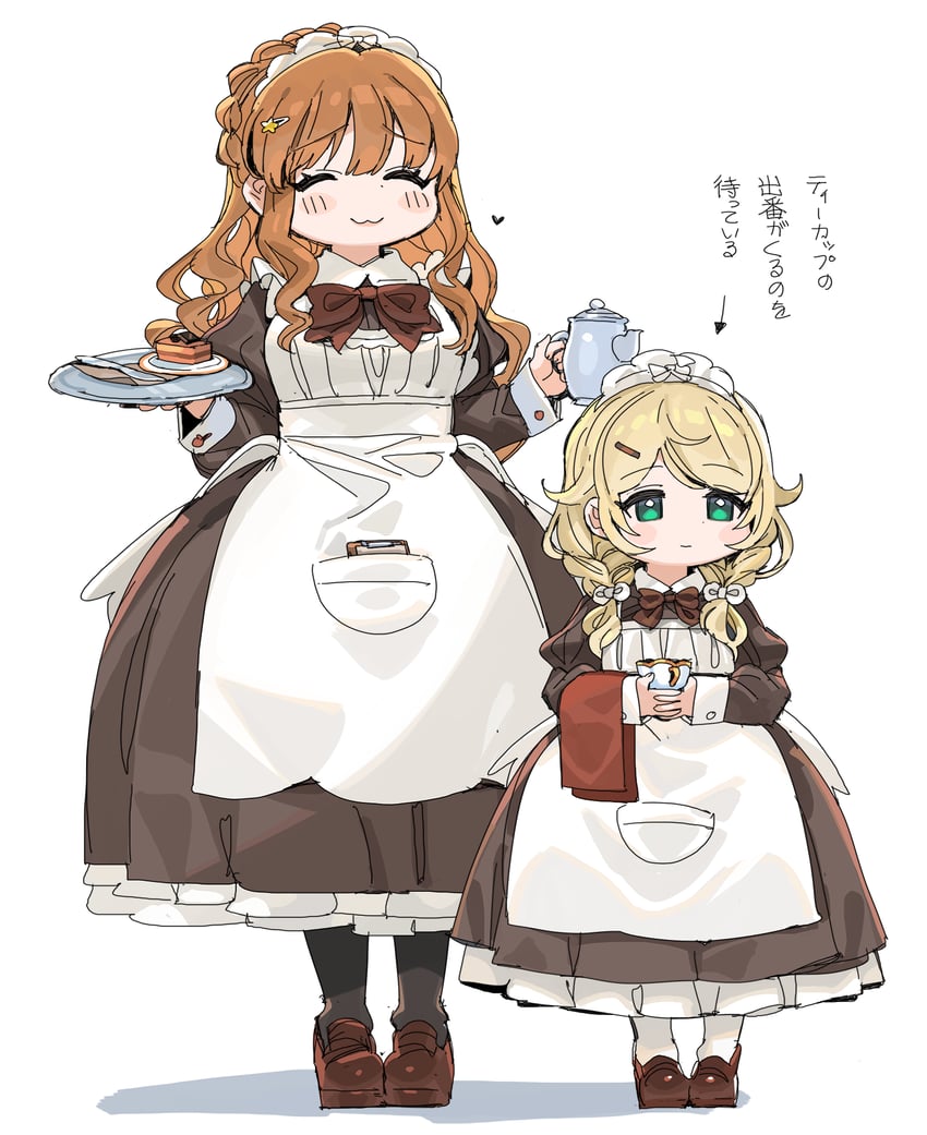 moroboshi kirari and yusa kozue (idolmaster and 1 more) drawn by spawnfoxy