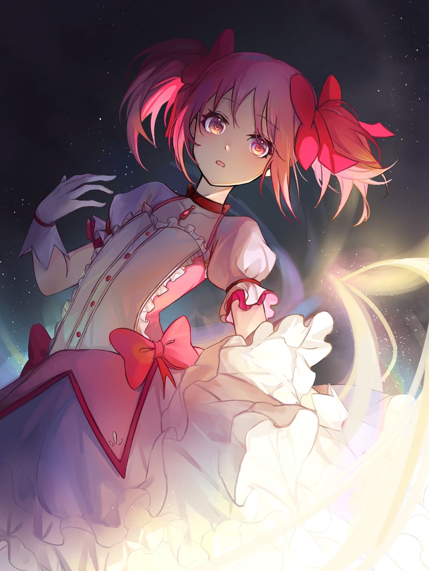 kaname madoka (mahou shoujo madoka magica) drawn by lan_su