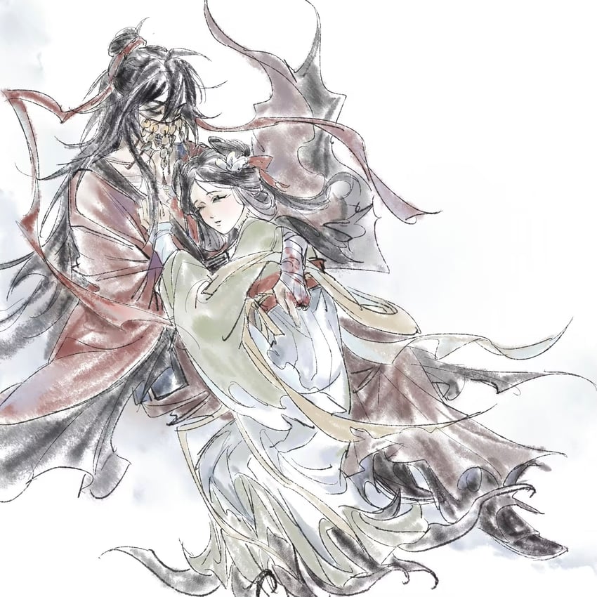 li huowang and li sui (dao gui yi xian) drawn by chumo-qulingxiao