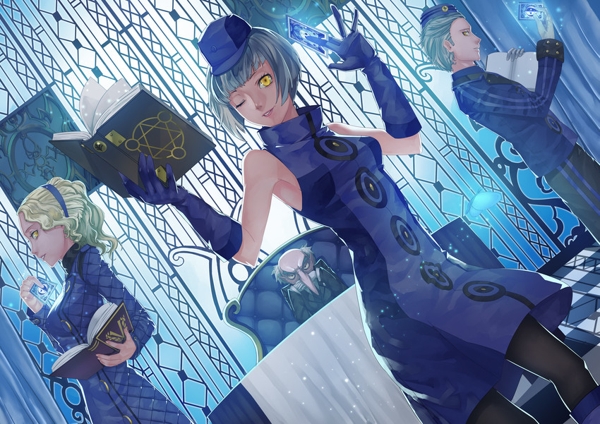 elizabeth, margaret, theodore, and igor (persona and 2 more) drawn by club3