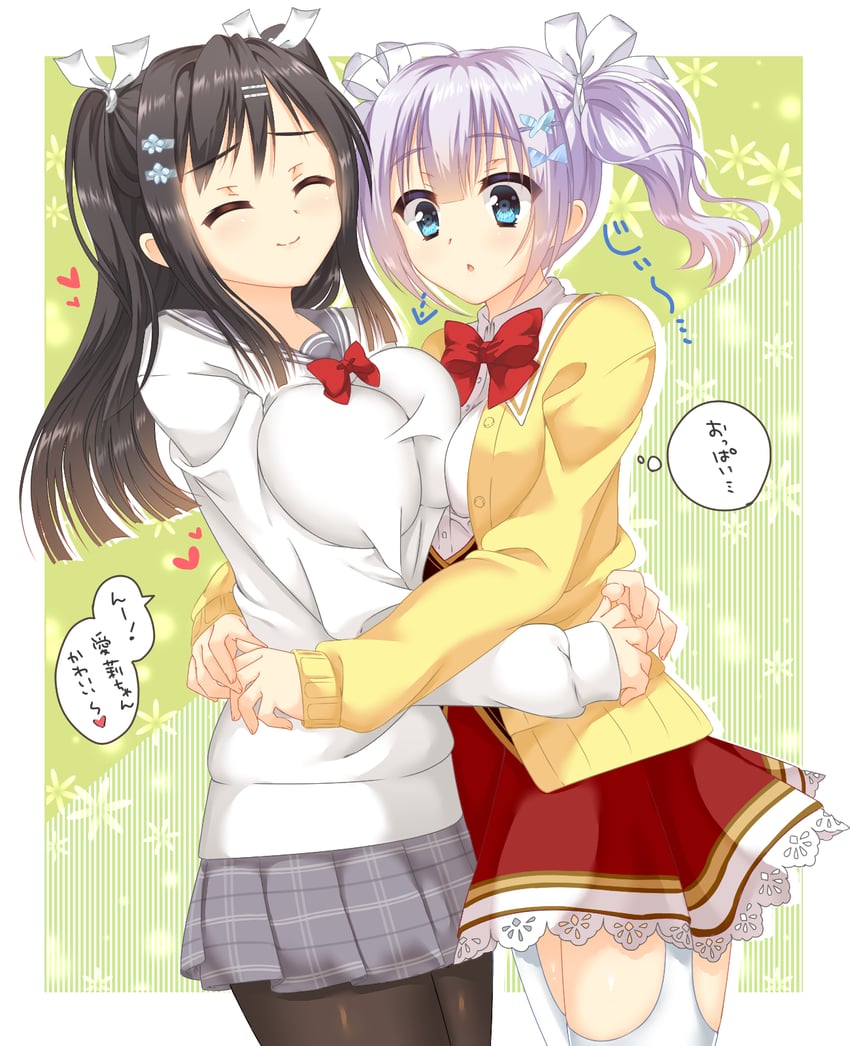 togakushi touko and shiraga airi (sanoba witch and 2 more) drawn by fuyukichi_(nikoniko1567)