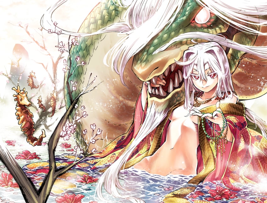 hitokoto-nushi (touge oni) drawn by tsuru_(clainman)